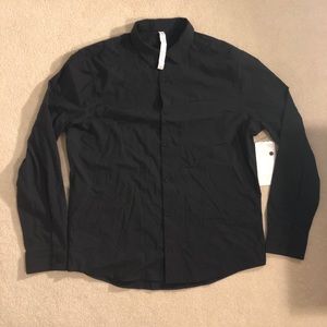Lululemon Men’s Black Button Down, XL, NWT